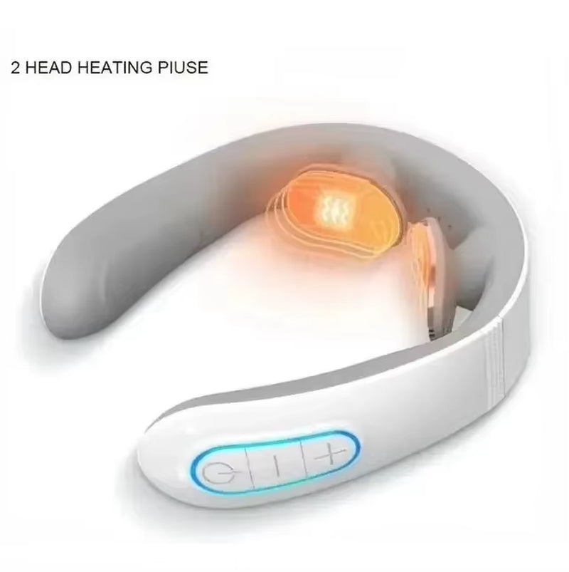 Smart Neck Massage Shoulder Neck Massage Cervical Vertebra Vibrator Heating Relieve Pain Magnetic Pulse Neck Massage Instrument